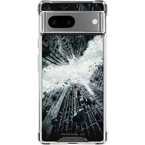 DC Comics Batman Dark Knight Rises Poster Google Pixel 7a Clear Case